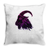 old goat Throw Pillow