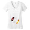 Creating A Little Disney Magic Minnie Mouse Women's V-Neck T-Shirt