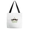 mustache pinch Tote Bags