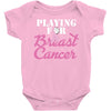 playing for breast cancer Baby Bodysuit