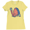 turtle turtleneck Ladies Fitted T-Shirt