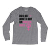 Girls Just Want to Have Fundamental Rights Long Sleeve Shirts