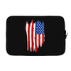 sa distress flag cool american Laptop sleeve