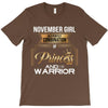 november  girl is a perfect combination of princess and warrior T-Shirt
