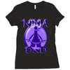 ninja dad Ladies Fitted T-Shirt