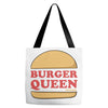 Burger Queen Veggie Tote Bags