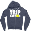 funny trip advisor Zipper Hoodie