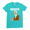 your mom freud Ladies Fitted T-Shirt