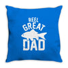 reel great dad Throw Pillow