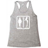 your girlfriend vs my girlfriend funny pub jokr  impress your friends! Racerback Tank