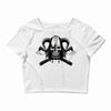 viking skull Crop Top