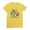 groot of the loom Ladies Fitted T-Shirt