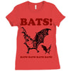 bats! Ladies Fitted T-Shirt