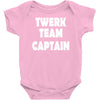 twerk team captain   funny Baby Onesie