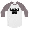 savege life 3/4 Sleeve Shirt