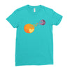 pluto hearts charon Ladies Fitted T-Shirt