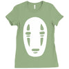 no face noface spirited away chibli manga anime tee Ladies Fitted T-Shirt