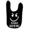boobies make me smile Baby Bibs