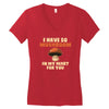 i have so mushroom for you Women's V-Neck T-Shirt