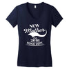 New Mother 2018 Rokie Dept. Women's V-Neck T-Shirt