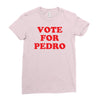vote for pedro Ladies Fitted T-Shirt