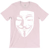 v per vendetta face film horror cinema&amp;tv T-Shirt