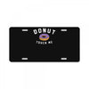 donut touch me funny License Plate