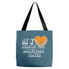 my heart basketball Tote Bags