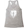 who am i Racerback Tank