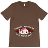 March Peeking Out Baby Girl T-Shirt