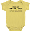 I Only Have Two Faults Funny T shirts Baby Bodysuit