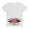 April Peeking Out Baby Girl All Over Women's T-shirt