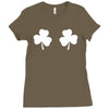 shamrock boobs Ladies Fitted T-Shirt