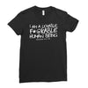 i am a lovable, Ladies Fitted T-Shirt