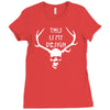 this is my design funny retro hannibal season horror vintage Ladies Fitted T-Shirt