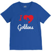 i love goldens V-Neck Tee