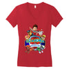 paw patrol birthday boy grandma Women's V-Neck T-Shirt