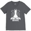 Be Brave - Chess Pawn - Chess Lover V-Neck Tee