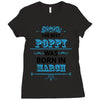 The Best Poppy Was Born In March Ladies Fitted T-Shirt