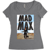 funny  mad max and dog, ideal gift or birthday present Women's Triblend Scoop T-shirt