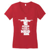 jesus wants a hug Women's V-Neck T-Shirt