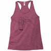 bad poetry Racerback Tank