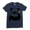 panda bear Ladies Fitted T-Shirt