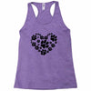 cat love paw Racerback Tank