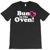 Bun in the Oven with Heart Baby Girl T-Shirt