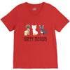 happy meowr V-Neck Tee
