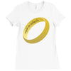 made in mordor Ladies Fitted T-Shirt