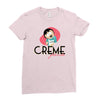 creme fraiche Ladies Fitted T-Shirt