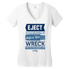eject yourself Women's V-Neck T-Shirt