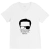 Manner Maketh Man (f146) V-Neck Tee